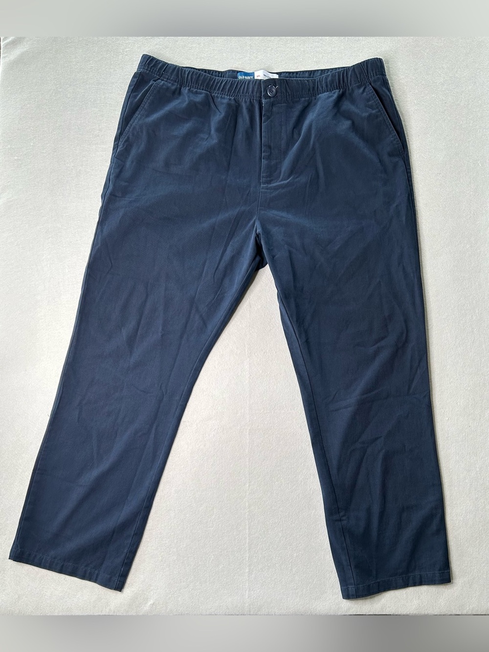 Old Navy 90’s Straight Navy Blue Drawstring Cotton Chinos
